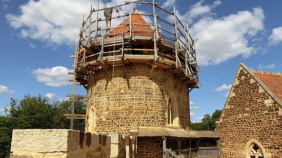Burg-Baustelle Guédelon