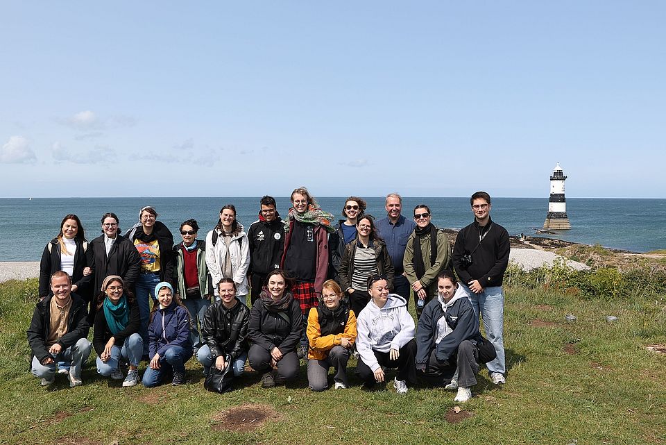 Wales Penmon Gruppenbild