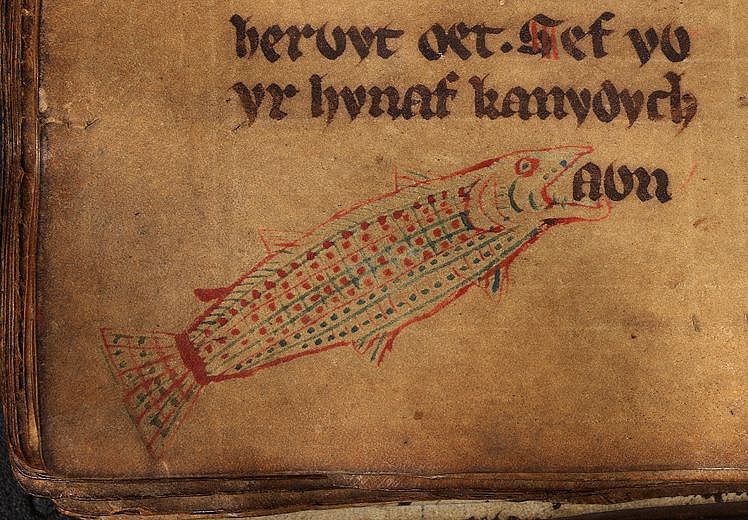 Laws of Hywel Dda, f. 44v. 