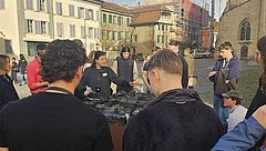 Führung, Studierende, Foto: vm