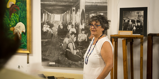 Kleopatra in the Tobacco Museum in Kavala