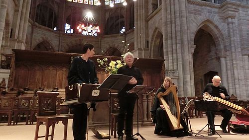 Konzert im Basler Münster, Photographie Jan Rüdiger