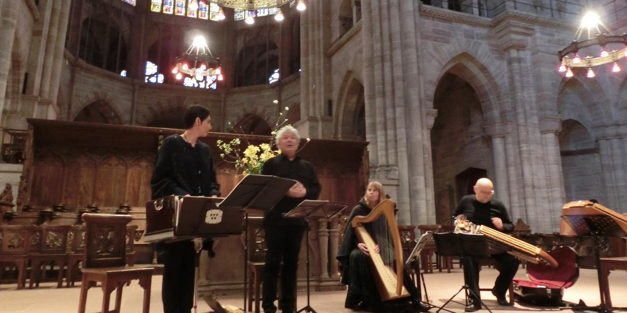 Konzert im Basler Münster, Photographie Jan Rüdiger