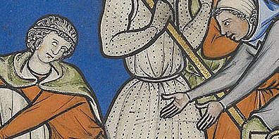 Morgan Library, MS M.638 f. 27v, Detail