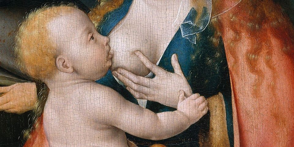 Madonna lactans