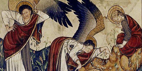 Bodleian MS Douce 180. p.077 Millstone,