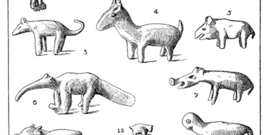 Illustration of wax figures