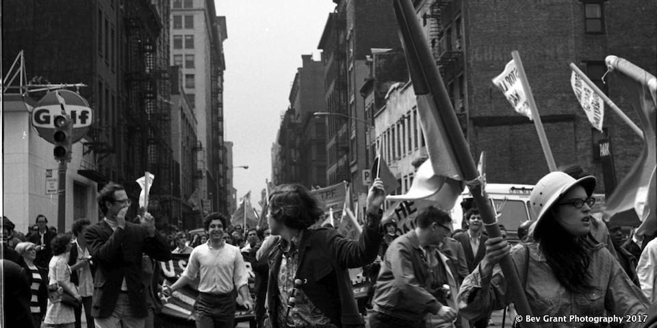 Anti-Imperialist March, May 19, 1968 NYC, Bev Grant