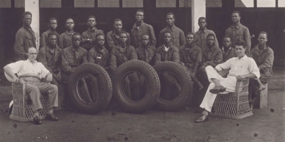 Winneba // Workshop (Herren Graf u. Farner), zw. 1894-1907, Basel Mission Archives, QU-30.111.0027
