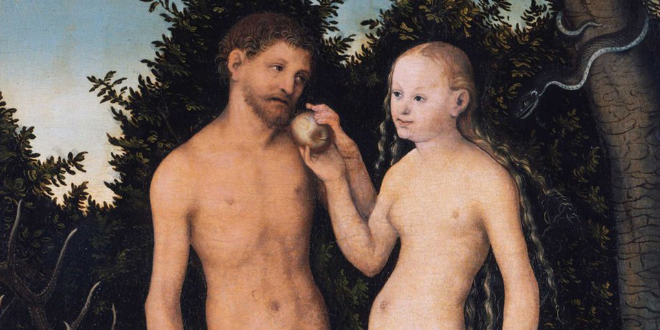 Lucas Cranach d.Ä: Adam und Eva im Paradies (Sündenfall) Geschlechtergeschichte